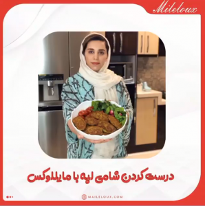 آموزش درست کردن شامی لپه با مایللوکس