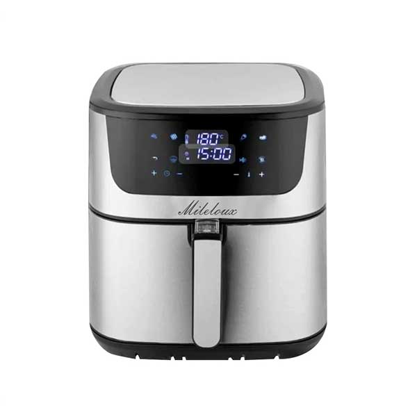 سرخ کن بدون روغن بسکت دوبل تمام استیل مایللوکس 8 لیتر